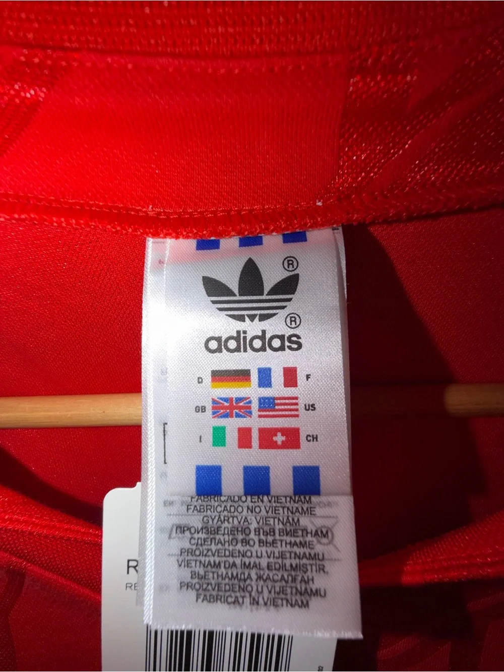Adidas Belgium retro long sleeve Size L
